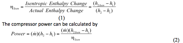 What is isentropic efficiency?